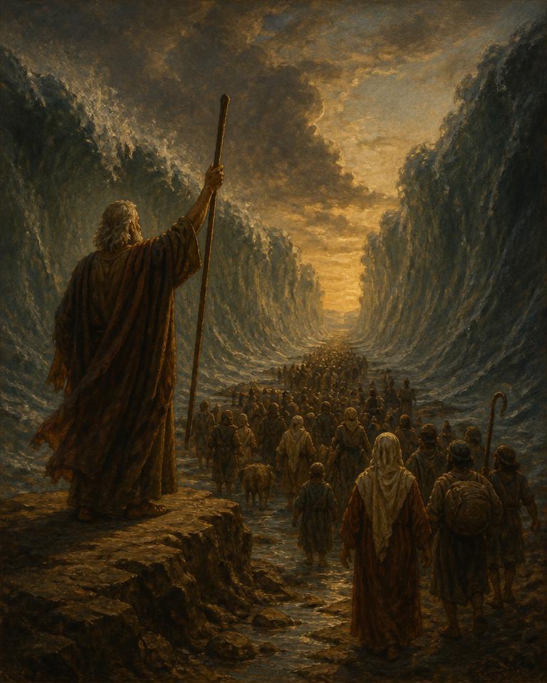 La mer rouge s'ouvre