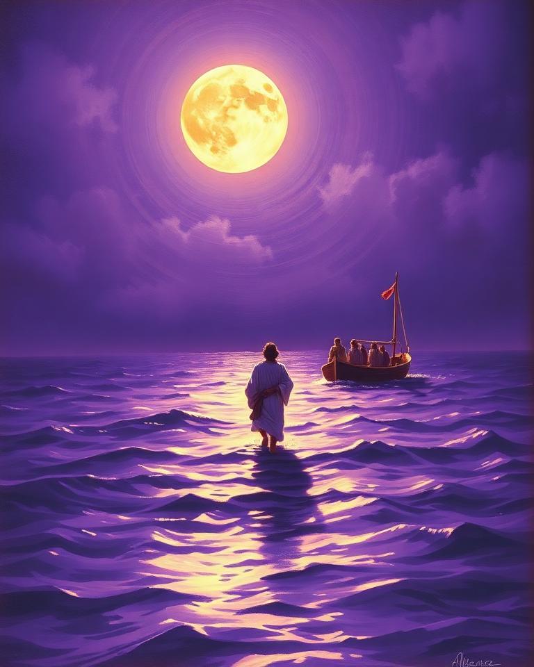 Jésus marche sur l'eau